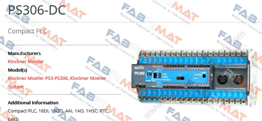 PS306-DC Moeller (Eaton)