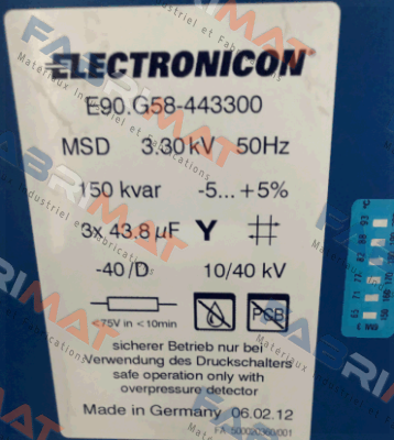 E90.G58-443300 Electronicon