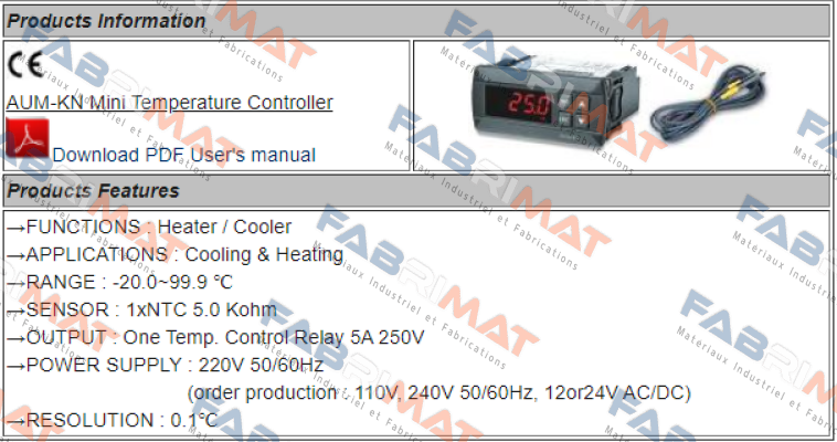 AUM-2KN Maxthermo