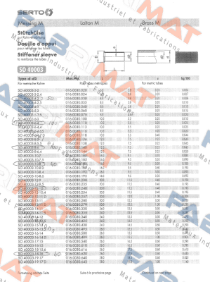 SO 40003-8-6 (016.0030.140)  Serto