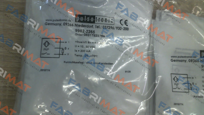 08317822265 / KJ4-M12MN50-DPS-V2 Pulsotronic