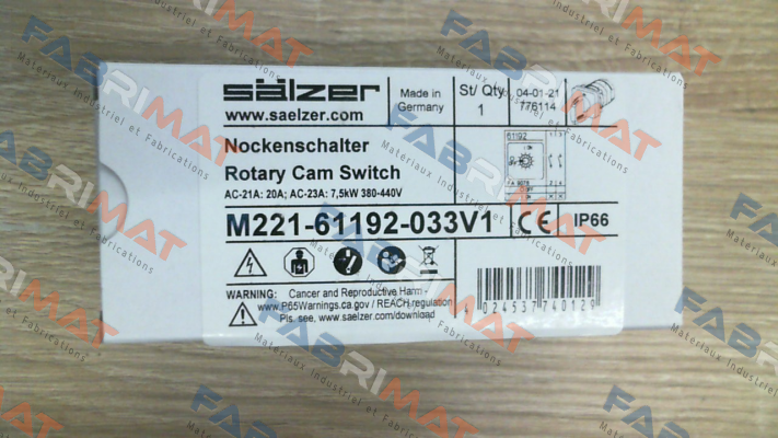 M221-61192-033V1 Salzer