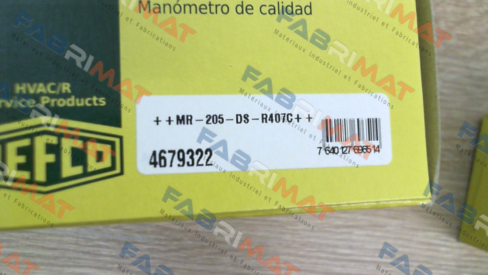 p/n: 4679322, Type: ++MR-205-DS-R407C++ Refco