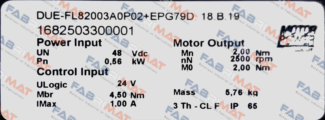 EPG79.2.18.0.0.B.19 N OEM Motor Power