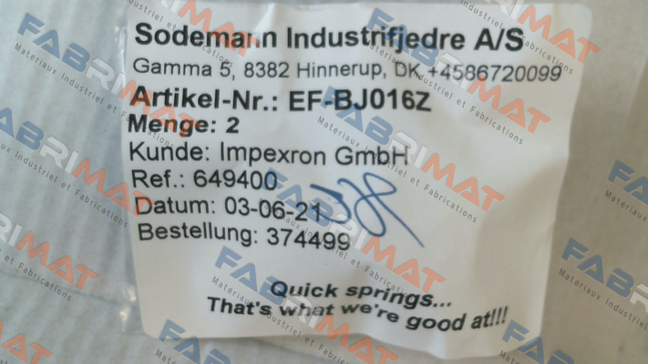 EF-BJ016Z Sodemann