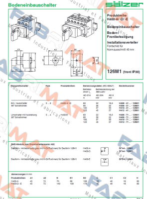 H410-41300-126M1 Salzer