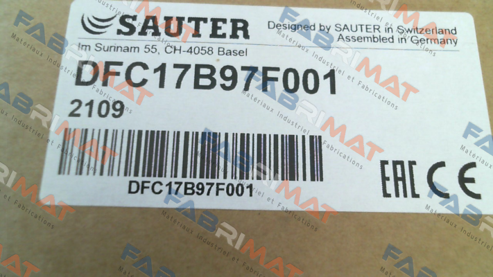 DFC17B97F001 Sauter