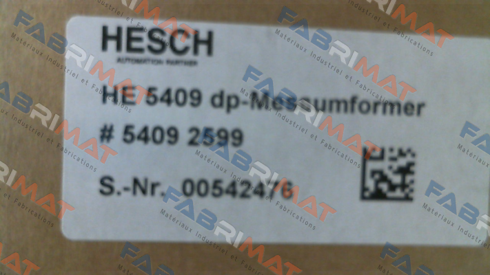 HE 5409 (5409 2599) Hesch Automation