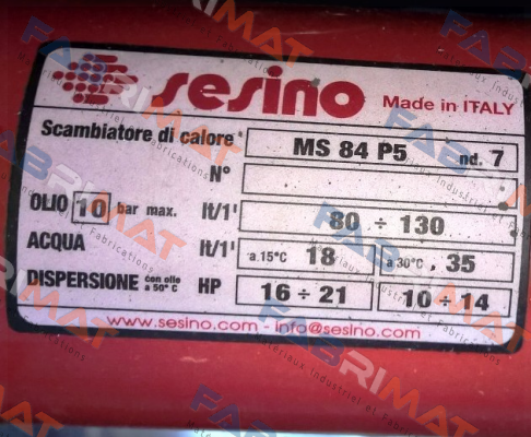 MS/MSG 84 P5 Sesino