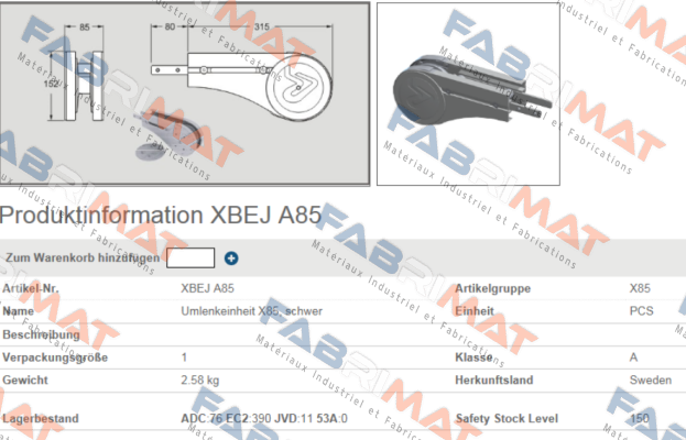 XBEJ A85 FlexLink