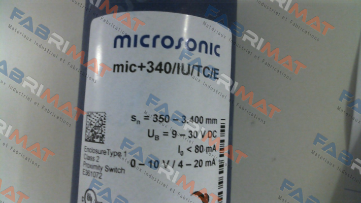 p/n: 22421, Type: mic+340/IU/TC/E Microsonic