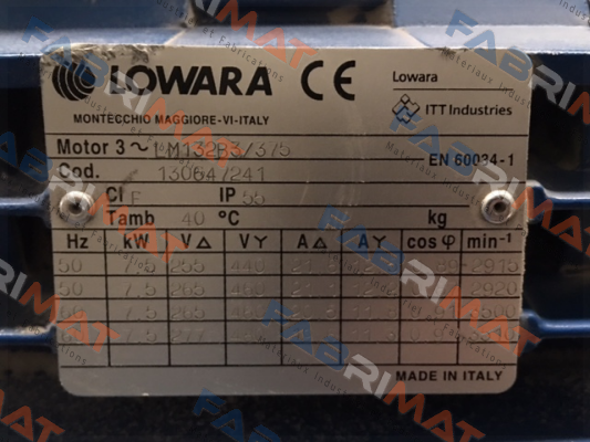 PLM132B3/375 IE2  Lowara