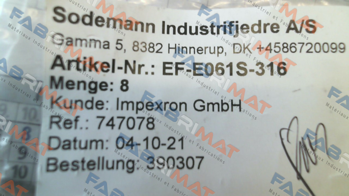 EF-E061S-316 Sodemann