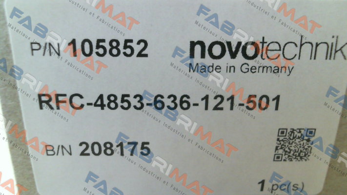 RFC-4853-636-121-501 Novotechnik