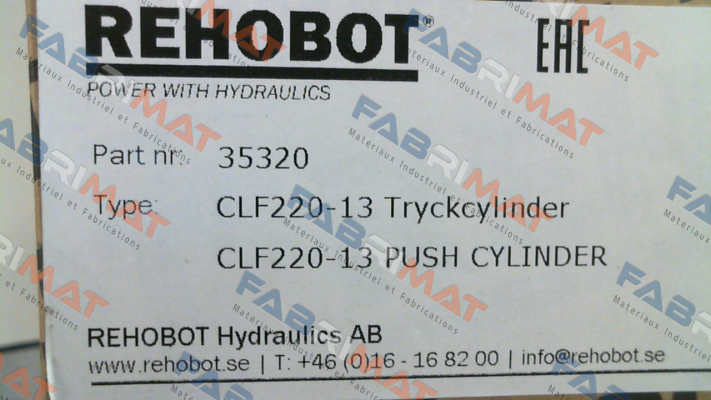 p/n: 35320, Type: CLF220-13 Rehobot