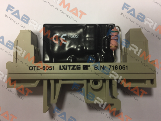 Type: OTE-6051, P/N: 716051 Luetze