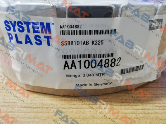 SS881OTAB-K325  (3,048 meter) System Plast