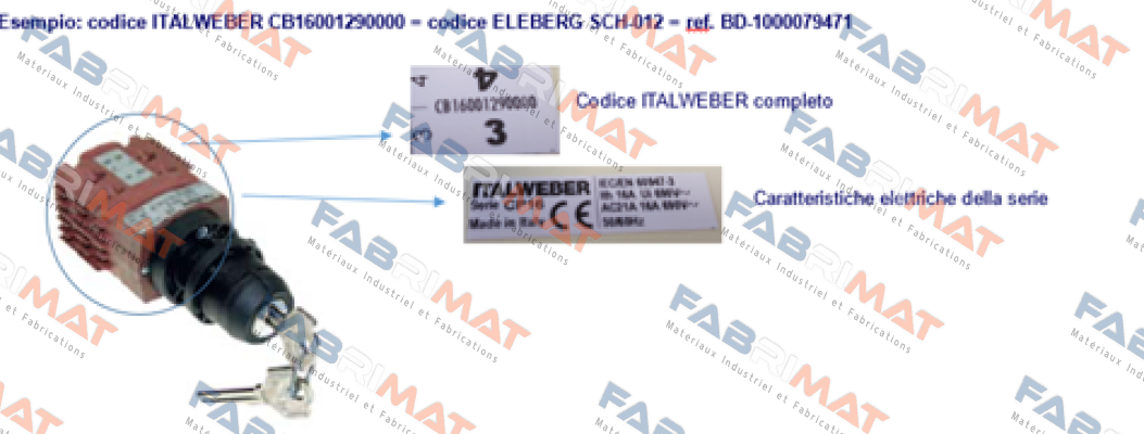 CTCB16001290000 Italweber Elettra