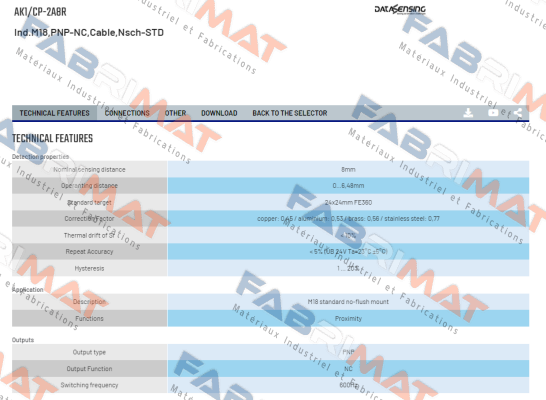 AK1/CP-2A8R Micro Detectors / Diell