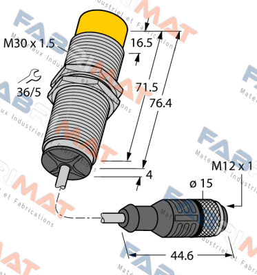 NICP-M30-8P8-0,3-RSC12T Turck