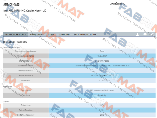 AM1/CN-4A2Q Micro Detectors / Diell