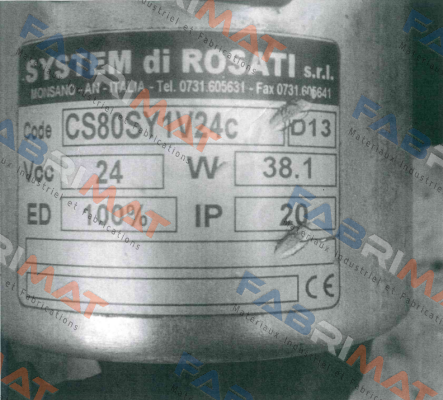 CS80SY1V24C   oem System di Rosati