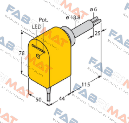 FCS-HA2P-VRX/24VDC/AL115 6M Turck