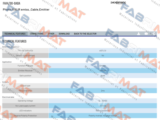 FAIH/00-0ADA Micro Detectors / Diell