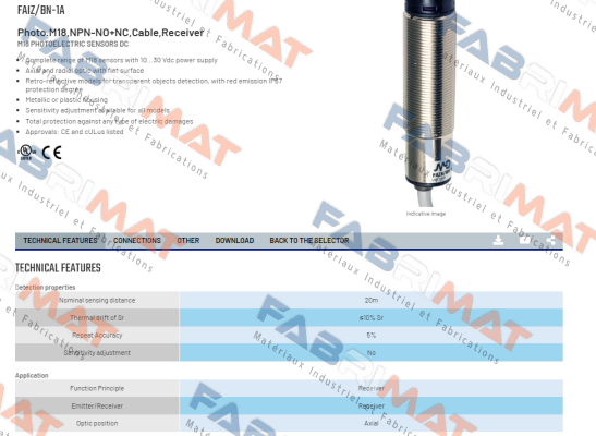 FAIZ/BN-1A Micro Detectors / Diell