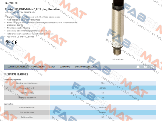 FAIZ/BP-3E Micro Detectors / Diell