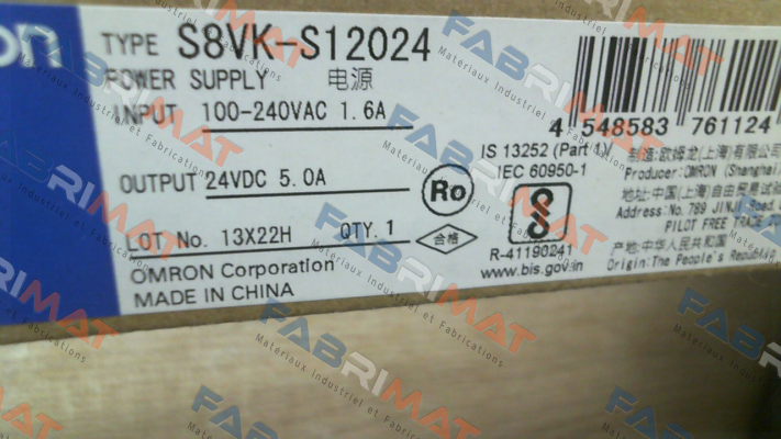 S8VK-S12024 Omron