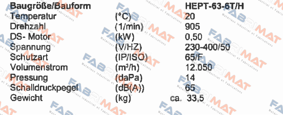 HEPT-63-6T/H  Sodeca