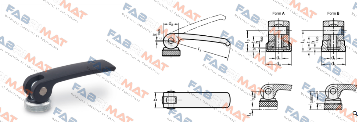 GN 927-101-M10-A-B  Elesa Ganter