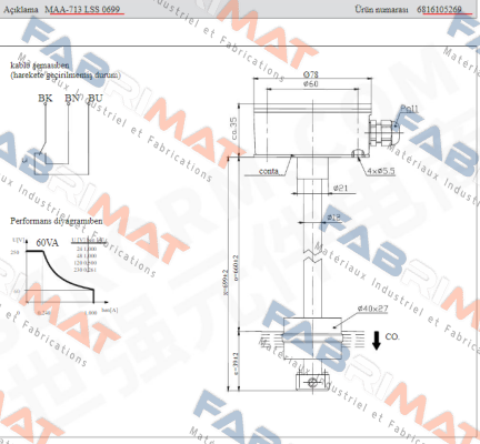 Nr. 6816105269 Type MAA-713 LSS 0699 Bernstein