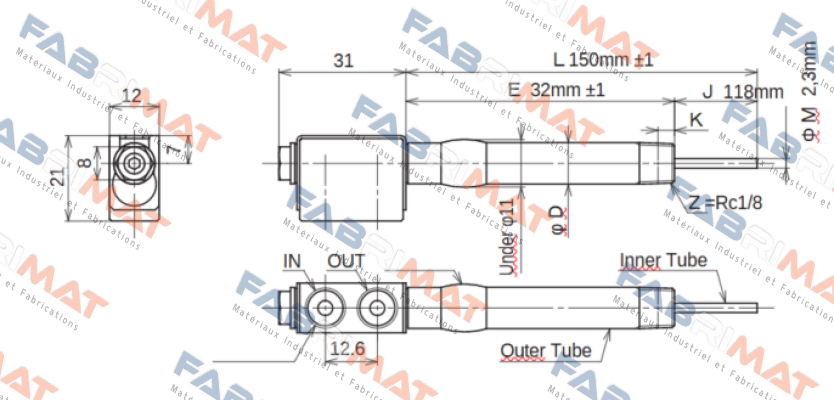 JC-KRM-10-L150-E32-J118-M2.3 Ahresty-tec