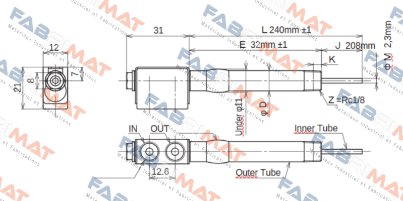 JC-KRM-10-L240-E32-J208-M2.3 Ahresty-tec