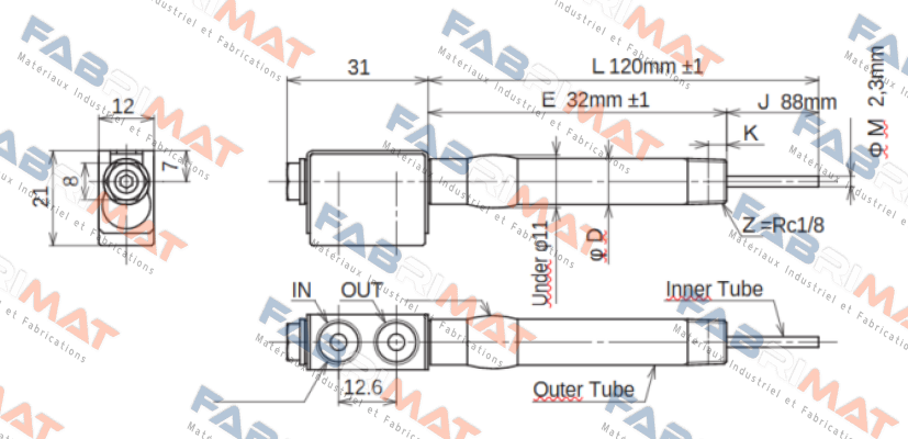 JC-KRM-10-L120-E32-J88-M2.3 Ahresty-tec