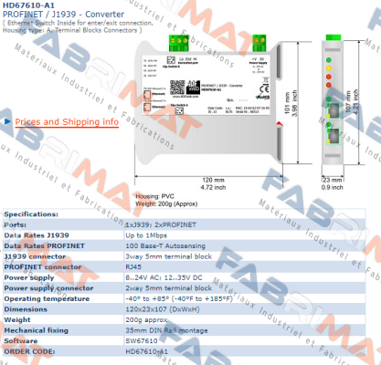 HD67610-A1 ADFweb