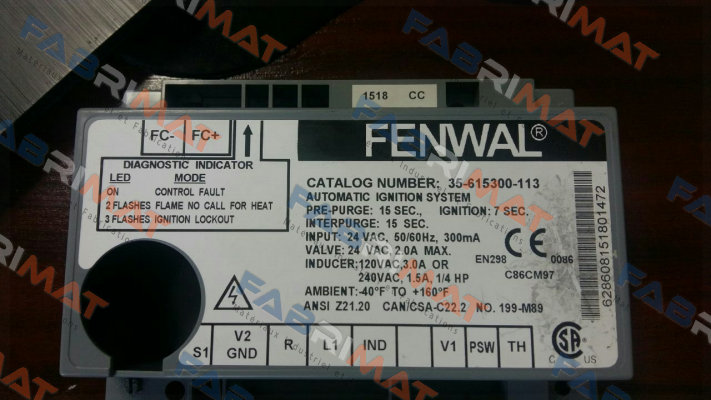 35-615300-113 OEM  FENWAL