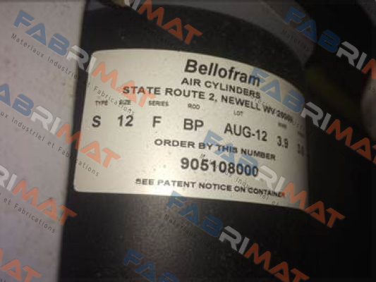 905-108-000 Bellofram