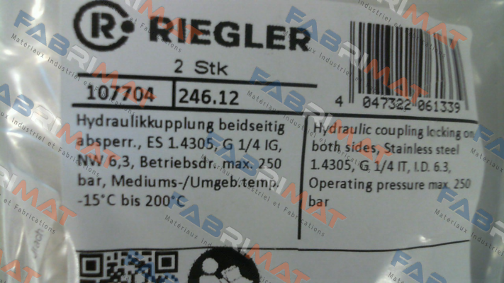 107704 / 246.12 Riegler