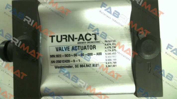 822-5O3-00-00-000-A00 TURN-ACT