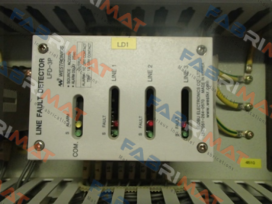 Power card (PCB) for LFD(LINE FAULT DETECTOR) Luxco (formerly Westronics)