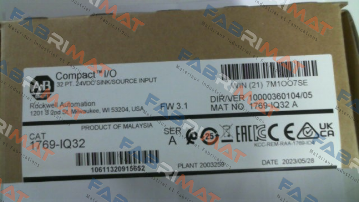 1769-IQ32 Allen Bradley (Rockwell)