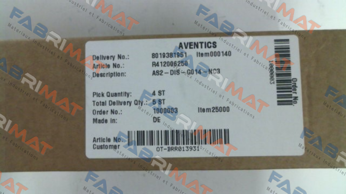 R412006250 Aventics