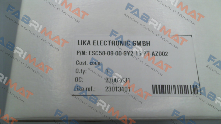 ESC58-08-00-GY2-15-PT-AZ002 Lika