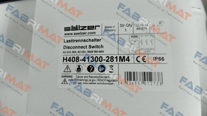 H408-41300-281M4 Salzer